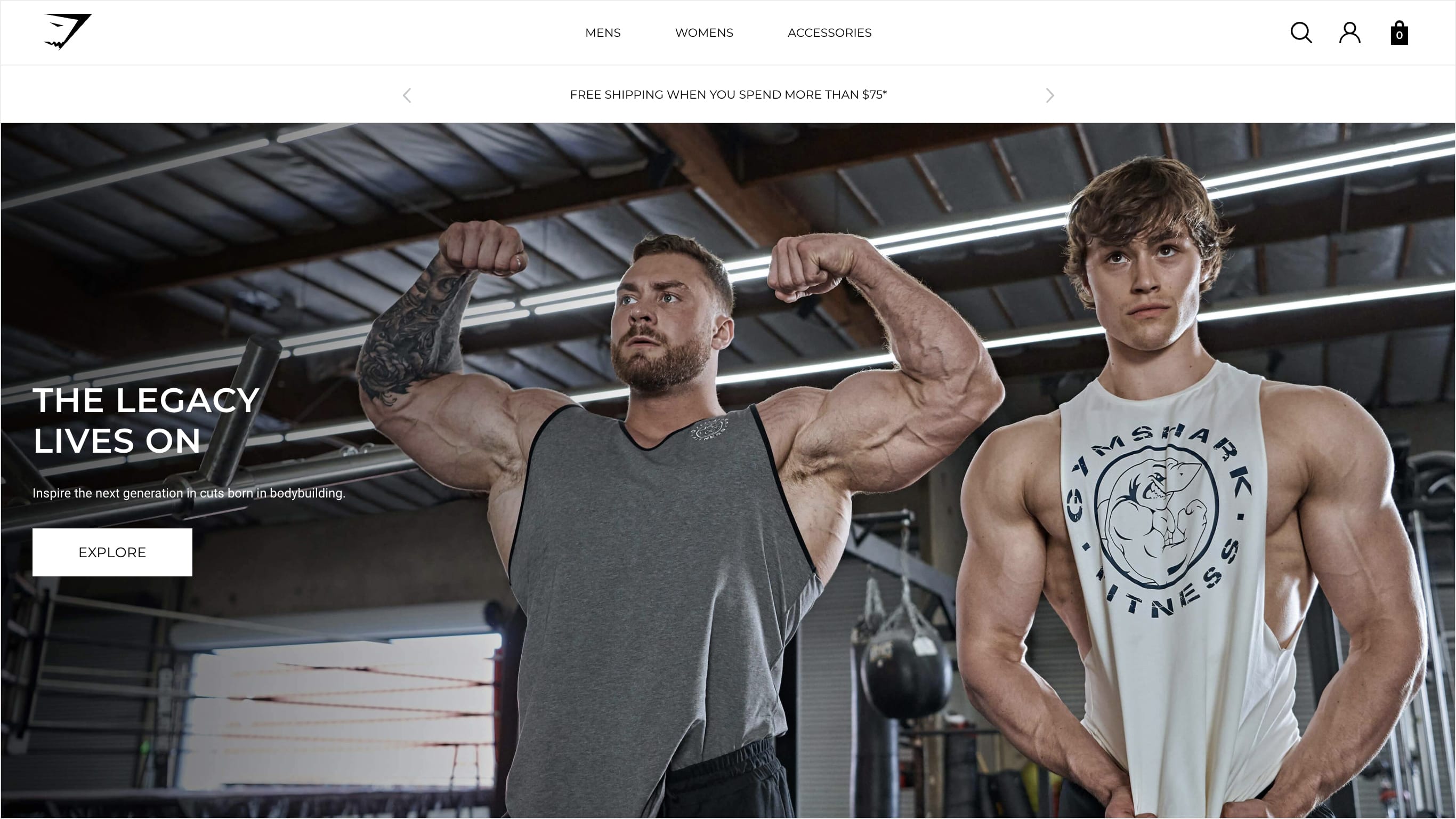 ROXO | Gym Shark Shopify Site