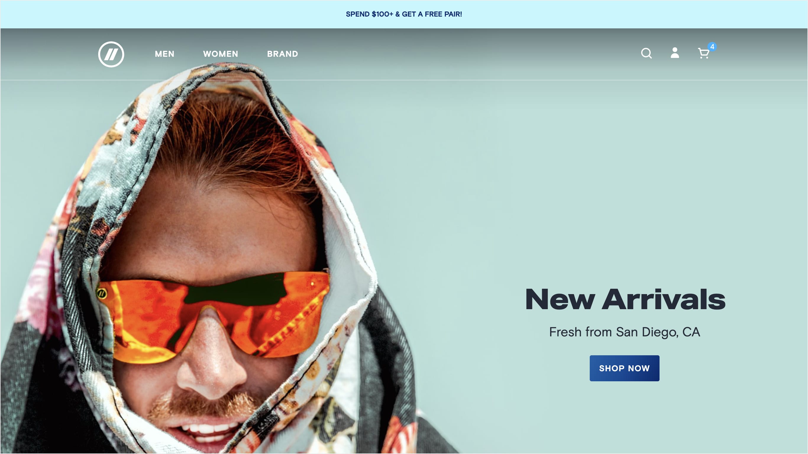 Blenders Eyewear Shopify Site