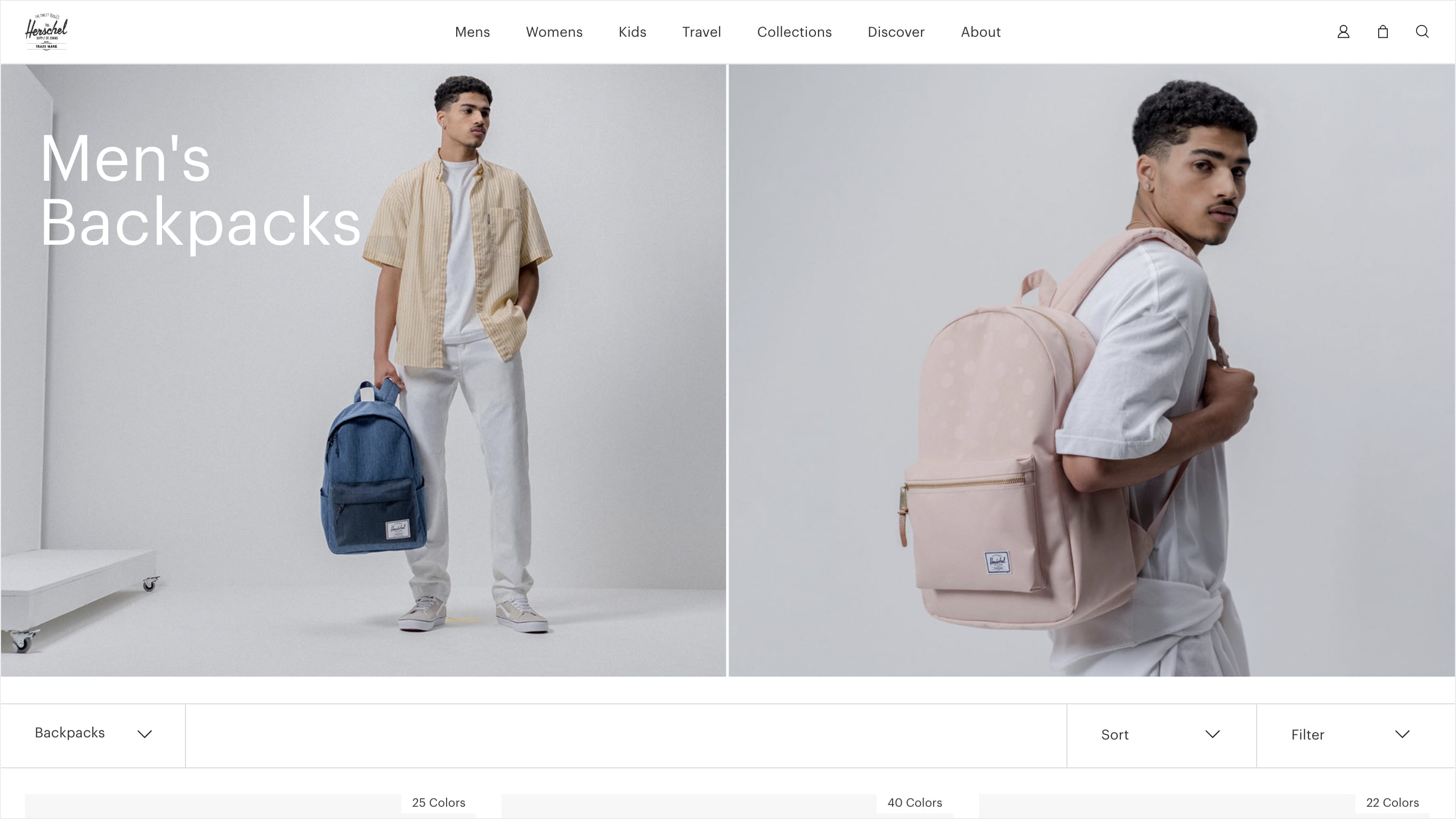 Herschel Shopify Site