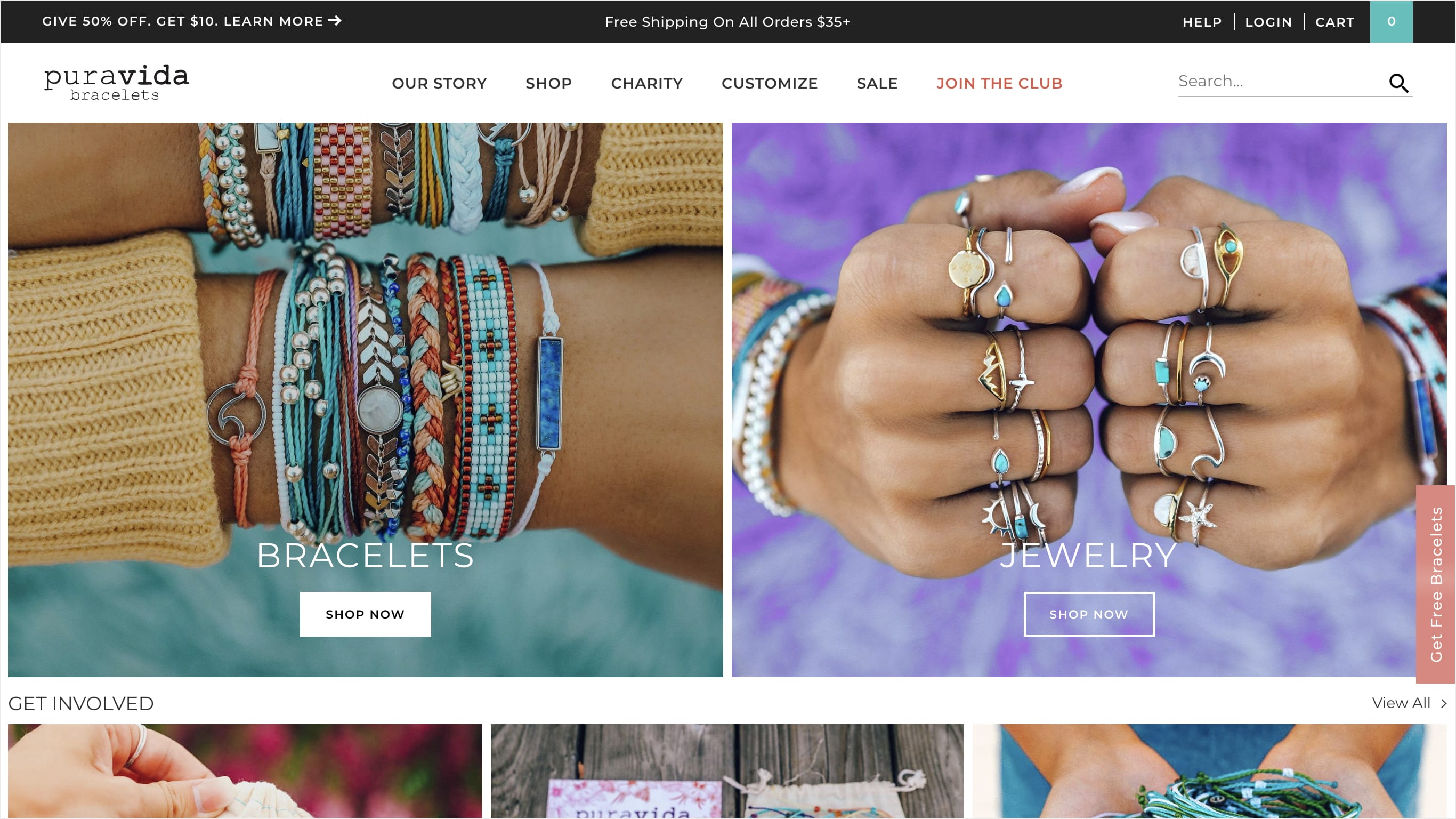 Pura Vida Shopify Site